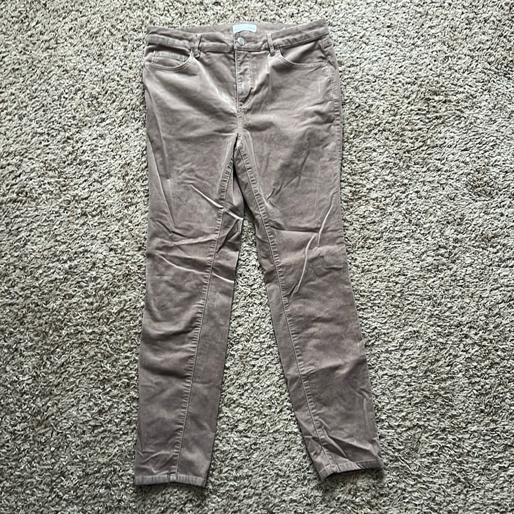 LOFT Ann Taylor Tan Corduroy Pants Women's Size 10 (30)